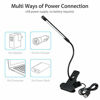 Picture of LED Clip Reading Light USB Powered Reading Lamp, Dimmable Touch Switch Book Light for Reading in Bed at Night, Flexible Gooseneck Laptop Light for Bed Bedside Desktop Table Notebook PC MAC Computer