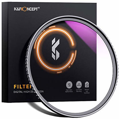 Picture of K&F Concept 37mm MC UV Protection Filter Slim Frame with Multi-Resistant Coating for Camera Lens