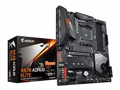Picture of Gigabyte X570 AORUS Elite (AMD Ryzen 3000/X570/ATX/PCIe4.0/DDR4/USB3.1/Realtek ALC1200/Front USB Type-C/RGB Fusion 2.0/M.2 Thermal Guard/Gaming Motherboard)