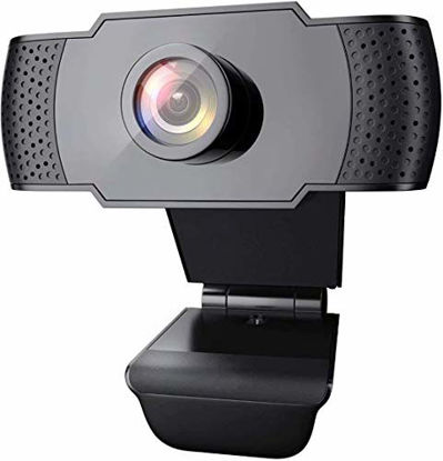 Picture of 1080P Webcam with Microphone, Wansview USB 2.0 Desktop Laptop Computer Web Camera with Auto Light Correction, Plug and Play, for Video Streaming, Conference, Game,Study