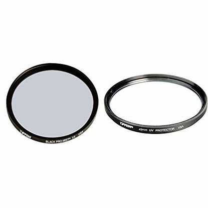 Picture of Tiffen 49BPM14 49mm Black Pro-Mist 1/4 Filter & 49mm UV Protection Filter