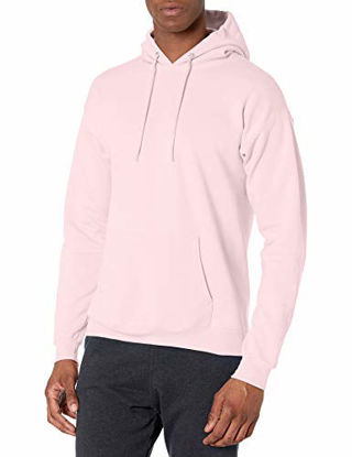 Picture of Hanes Men's Pullover Ecosmart Fleece Hooded Sweatshirt, pale pink, X Large