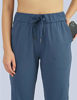 Picture of AJISAI Womens Joggers Pants Drawstring Running Sweatpants with Pockets Lounge Wear Aegean L