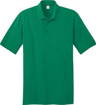 Picture of Port & Company Men's Tall 55 Ounce Jersey Knit Polo LT Kelly