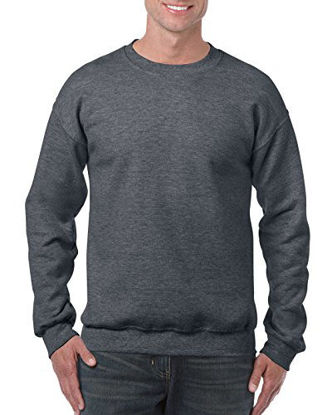 Picture of Gildan Men's Heavy Blend Crewneck Sweatshirt - 3X-Large - Dark Heather