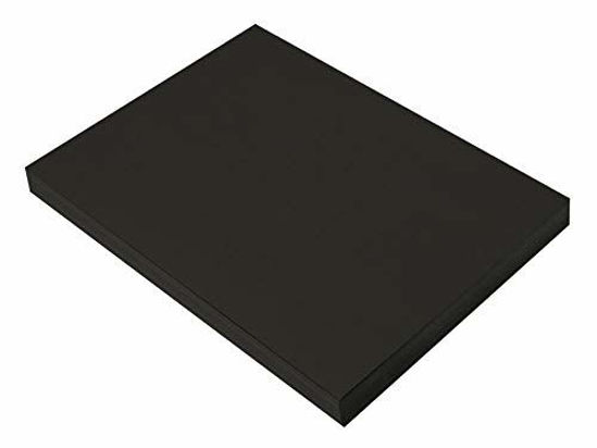 Picture of SunWorks Heavyweight Construction Paper, 9 x 12 Inches, Black, 100 Sheets