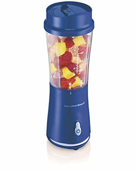 Hamilton Beach 51132 Single-Serve Blender with Travel Lid, Blue