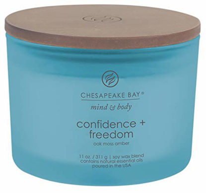 Picture of Chesapeake Bay Candle Scented Candle, Confidence + Freedom (Oak Moss Amber), Coffee Table