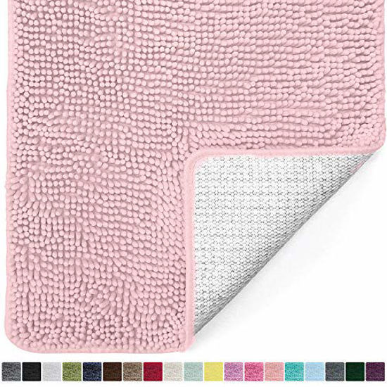 GetUSCart Gorilla Grip Original Luxury Chenille Bathroom Rug Mat, 44x26, Extra Soft and