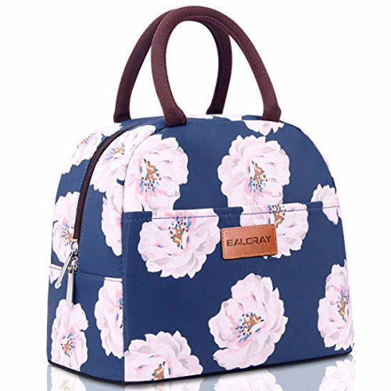 Buy House of Quirk Insulated Lunch Bags Small for Women WorkStudent Kids  to SchoolThermal Cooler Tote Bag Picnic Organizer Storage Lunch Box  Portable and Reusable Grey Rose Flower Online at Best Prices