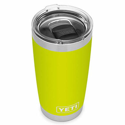 Picture of YETI Rambler 20 oz Tumbler, Stainless Steel, Vacuum Insulated with MagSlider Lid, Chartreuse