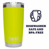 Picture of YETI Rambler 20 oz Tumbler, Stainless Steel, Vacuum Insulated with MagSlider Lid, Chartreuse