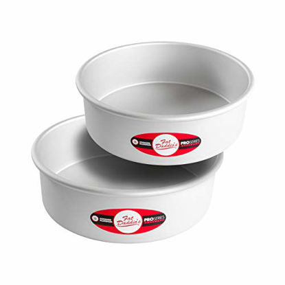 Picture of Fat Daddio's Anodized Aluminum Round Cake Pans, 9 x 3 Inch, Set of 2