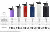Picture of Iron Flask Sports Water Bottle - 32 Oz, 3 Lids (Straw Lid),Vacuum Insulated Stainless Steel, Modern Double Walled, Simple Thermo Mug, Hydro Metal Canteen
