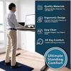 Picture of ComfiLife Anti Fatigue Floor Mat - 3/4 Inch Thick Perfect Kitchen Mat, Standing Desk Mat - Comfort at Home, Office, Garage - Durable - Stain Resistant - Non-Slip Bottom (20" x 39", Navy)