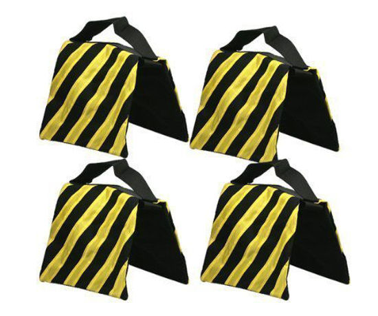 Picture of StudioFX SANDBAG Sand Bag SADDLEBAG Design Weight Bags for Photo Video Studio Stand by Kaezi Photography (Yellow - 4 Pack)