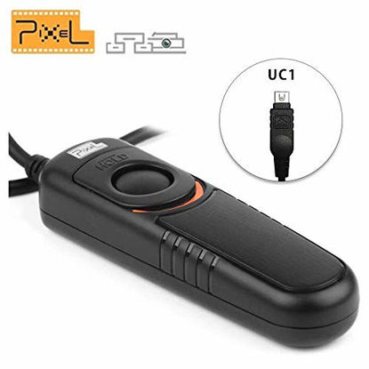 Picture of Remote Release Cable, Pixel RC-201 UC1 Shutter Release Cord for Olympus Cameras Replaces Olympus RM-UC1