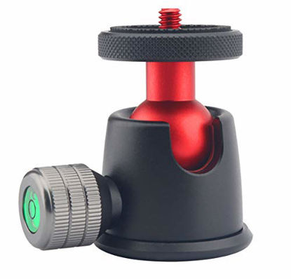 Picture of AFVO Professional Tripod Ball Head with 1/4 Screw, Base and Ballhead 360° Pan 90° Tilt, Weight Capacity 3KG/6.6lbs