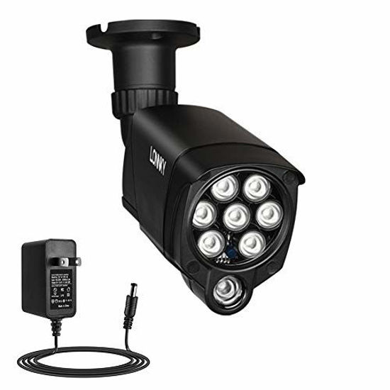 LONNKY LED Illuminator 8-LED 80Ft IR Infrared Flood Light for CCTV Security Cam
