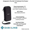 Picture of Caseling Graphing Calculator CASE fits TI-84 Plus or TI-83 Plus. And fits the Texas Instruments TI-84 Plus CE or TI-83 Plus CE. + More. Includes Mesh Pocket for Accessories