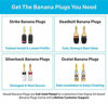 Picture of Sewell SW-29863-12 Deadbolt Banana Plugs 12-Pairs by, Gold Plated Speaker Plugs, Quick Connect