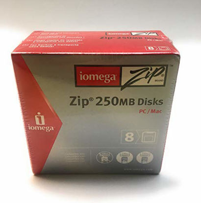 Picture of Iomega 8PK ZIP 250MB CLAMSHELL PC/MAC ( 32629 ) (Discontinued by Manufacturer)