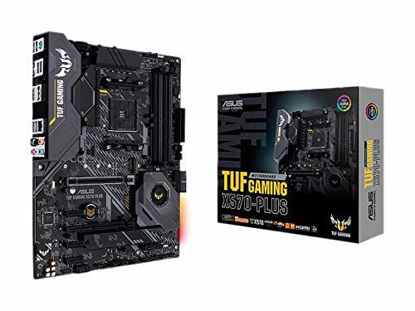 Picture of ASUS AM4 TUF Gaming X570-Plus AM4 Zen 3 Ryzen 5000 & 3rd Gen Ryzen ATX Motherboard with PCIe 4.0, Dual M.2, 12+2 with Dr. MOS Power Stage, HDMI