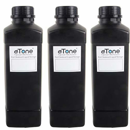 Picture of 3X 1000ml Darkroom Chemical Storage Bottles Film Photo Developing Processing 1L