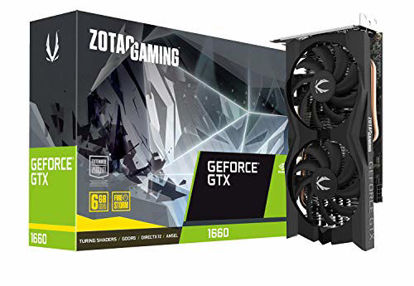 Picture of ZOTAC Gaming GeForce GTX 1660 6GB GDDR5 192-bit Gaming Graphics Card, Super Compact, ZT-T16600K-10M