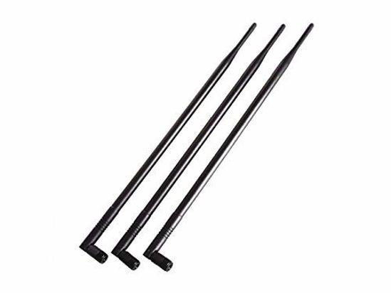 Picture of 10dBi 2.4GHz 5GHz WiFi Booster Omni Directional Antenna RP-SMA for Asus Router RT-AC66U RT-N66U RT-N16 AC1750 D-Link DIR-655 DIR-665 N900 3DR Solo Drone DJI Phantom 3 Yuneec Typhoon H ST16 Thinkcentre