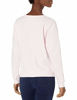 Picture of Hanes Women's V-Notch Pullover Fleece Sweatshirt, Pale Pink, L