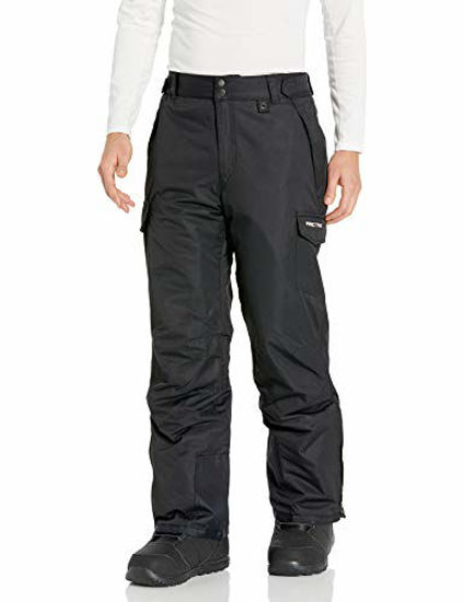 GetUSCart- Arctix Men's Snow Sports Cargo Pants, Black, Large/34 Inseam