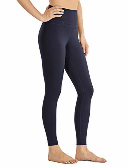 GetUSCart- CRZ YOGA Women's Naked Feeling I High Waist Tight Yoga Pants  Workout Leggings-25 Inches Navy 25'' - R009 XX-Small