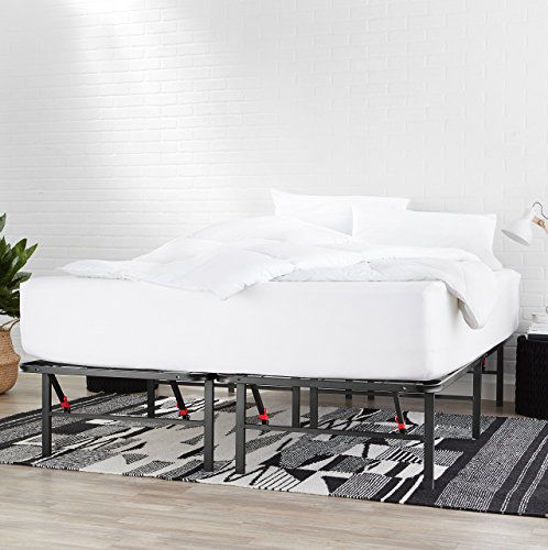 Picture of Amazon Basics Foldable, 14" Metal Platform Bed Frame with Tool-Free Assembly, No Box Spring Needed - Twin XL