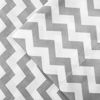 Picture of 1500 Supreme Collection Bed Sheets - Luxury Bed Sheet Set with Deep Pocket Wrinkle Free Hypoallergenic Bedding - 4 Piece Sheets - Chevron Print- Queen, Gray
