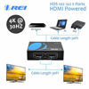 Picture of 4K 1 in 2 Out by OREI - Ultra HD @ 30 Hz 1x2 Ver. 1.4 HDCP, Power HDMI Supports 3D Full HD 1080P for Xbox, PS4 PS3 Fire Stick Blu Ray Apple TV HDTV - Adapter Included