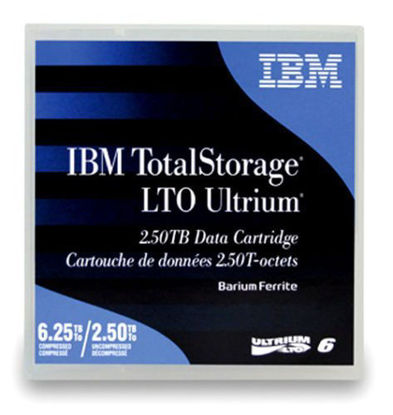 Picture of 5-Pack IBM LTO 6 Ultrium 00V7590 (2.5/6.25 TB) Data Cartridge