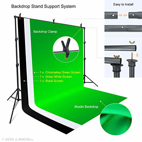 GetUSCart- Linco Lincostore Photo Video Studio Light Kit AM169 ...