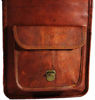 Picture of Satchel and Fable Leather I Pad Messenger Tablet Cross Body Shoulder Bag 11 Inch