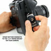 Picture of USA GEAR Professional Camera Grip Hand Strap with Galaxy Neoprene Design and Metal Plate - Compatible with Canon , Fujifilm , Nikon , Sony and more DSLR , Mirrorless , Point & Shoot Cameras