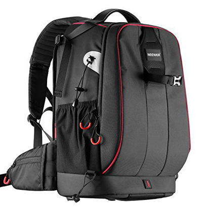 Picture of Neewer Pro Camera Case Waterproof Shockproof Adjustable Padded Camera Backpack Bag with Anti-theft Combination Lock for DSLR,DJI Phantom 1 2 3 Professional Drone Tripods Flash Lens and Other Accessory
