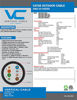 Picture of Vertical Cable Cat5e, 350 Mhz, UTP, UV Jacket, Outdoor, CMX, 1000ft, Bulk Ethernet Cable, Black