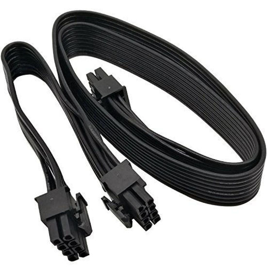 Picture of COMeap ATX CPU 8 Pin Male to Dual PCIe 2X 8 Pin (6+2) Male Power Adapter Cable for Corsair Modular Power Supply 25-inch+9-inch (63cm+23cm)