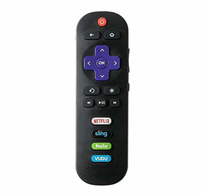 Picture of Remote Control fit for TCL Roku TV 65S405 65S401 55UP120 55US57 55S401 55S405 50FS3750 55FS3700 49S405 48FS3700 48FS3750 43FP110 43UP120 43S405 40FS3800 40S3800 32S3850 32S3700 32S3800 32S301 32S800