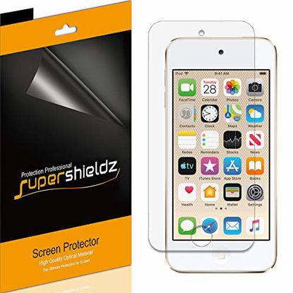 Picture of (6 Pack) Supershieldz for Apple New iPod Touch (7th Generation 2019 Released, 6th and 5th Generation) Screen Protector, High Definition Clear Shield (PET)