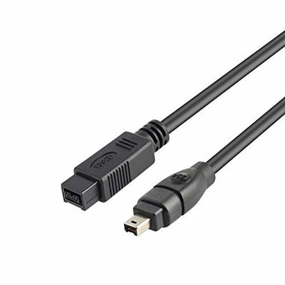 Picture of Pasow FireWire Cable 9 Pin to 4 Pin IEEE 1394 Firewire 800/400 Cable 6 Feet