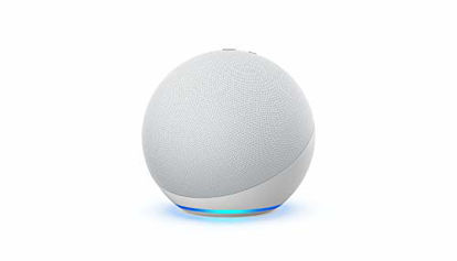 Picture of All-new Echo (4th Gen) | With premium sound, smart home hub, and Alexa | Glacier White