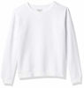 Picture of Hanes Women's V-Notch Pullover Fleece Sweatshirt, White, Medium