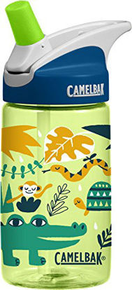 Picture of CamelBak Eddy 0.4-Liter Kids Water Bottle - - CamelBak Kids Big Bite Valve - Spill Proof- - Water Bottle For Kids - BPA-Free Water Bottle - 12 Ounces, Jungle Animals, Bottle Only