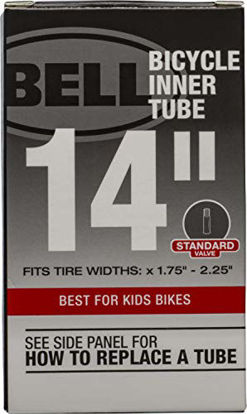 Picture of Bell Universal Inner Tube with Width Fit Range 1.75-Inch to 2.125, 14-Inch, Black